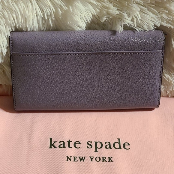 NWT kate spade lush lilac leather wallet - Picture 2 of 4